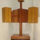 Wooden bougeoir, Scandinavian style