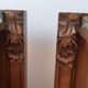 Duo of bedside tables in beech wood art deco 30s
