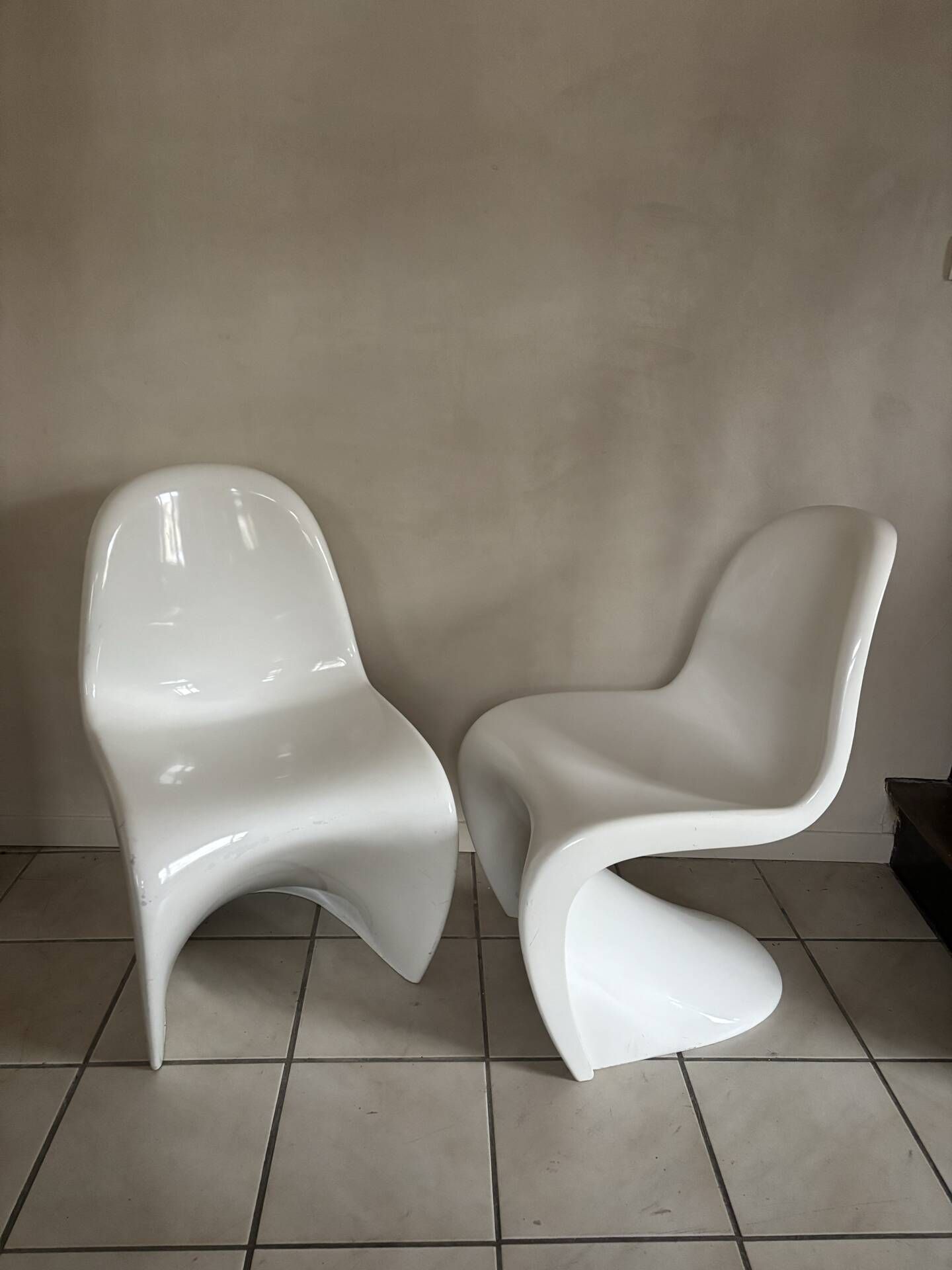 Panton chair pair
