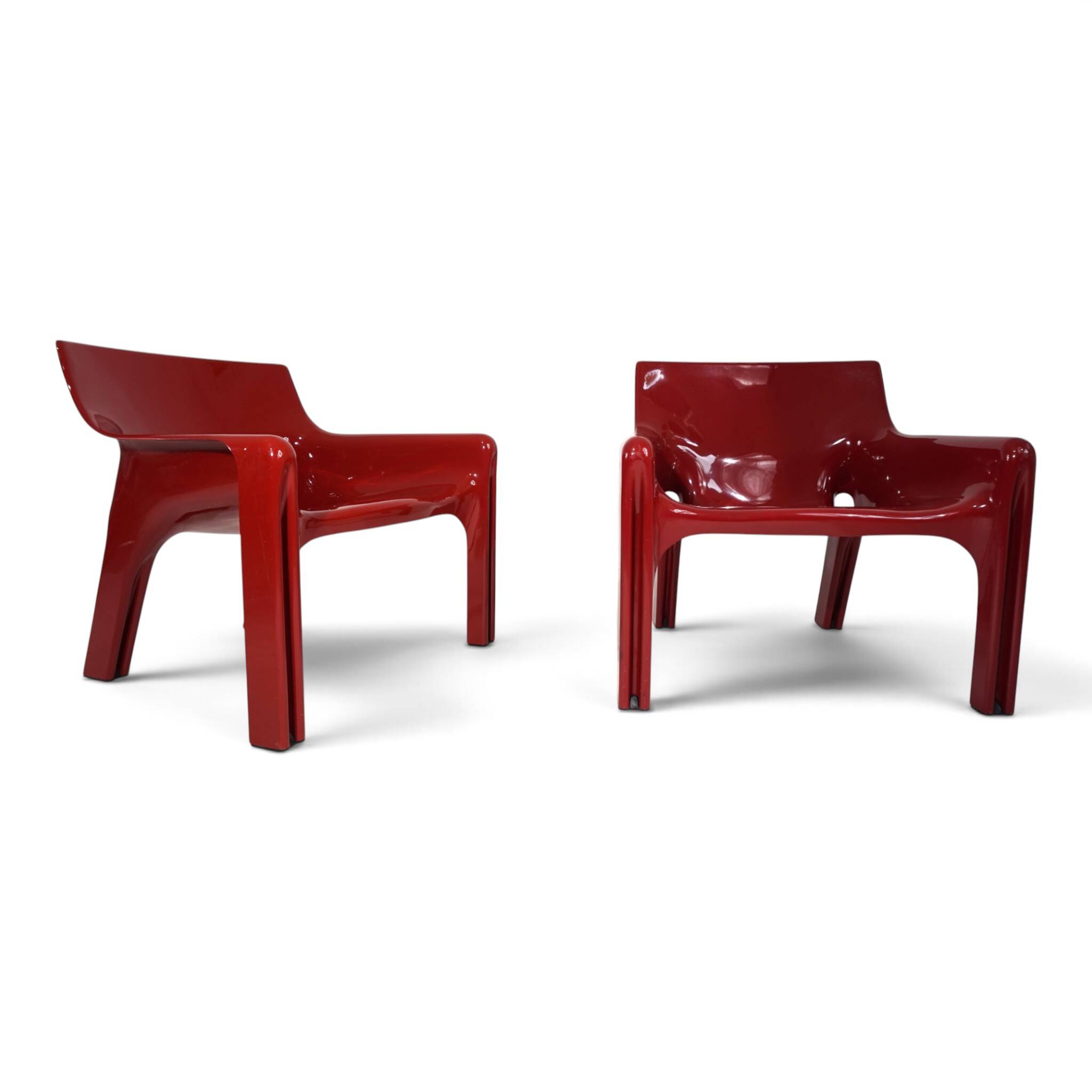 Vico Magistretti Vicario Ensemble de 2 Fauteuils pour Artemide, 1970