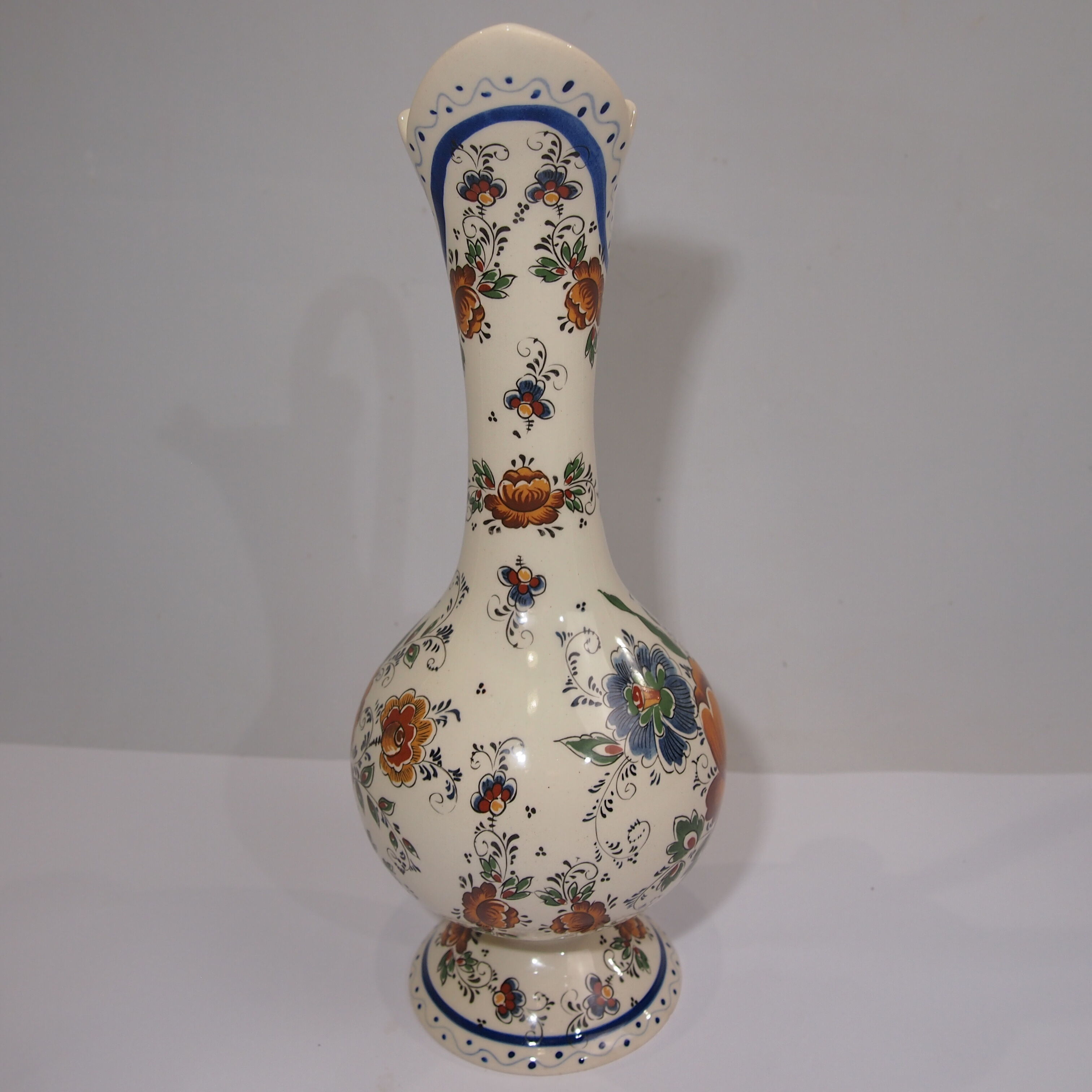 Delft porcelain pitcher, signed H Bequet for jema