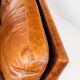 Vintage leather sofa - Convertible into a bed - France, 1990s