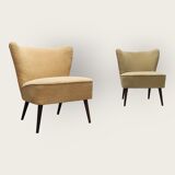 2 mid century cocktail chairs