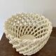 Woven ceramic planter