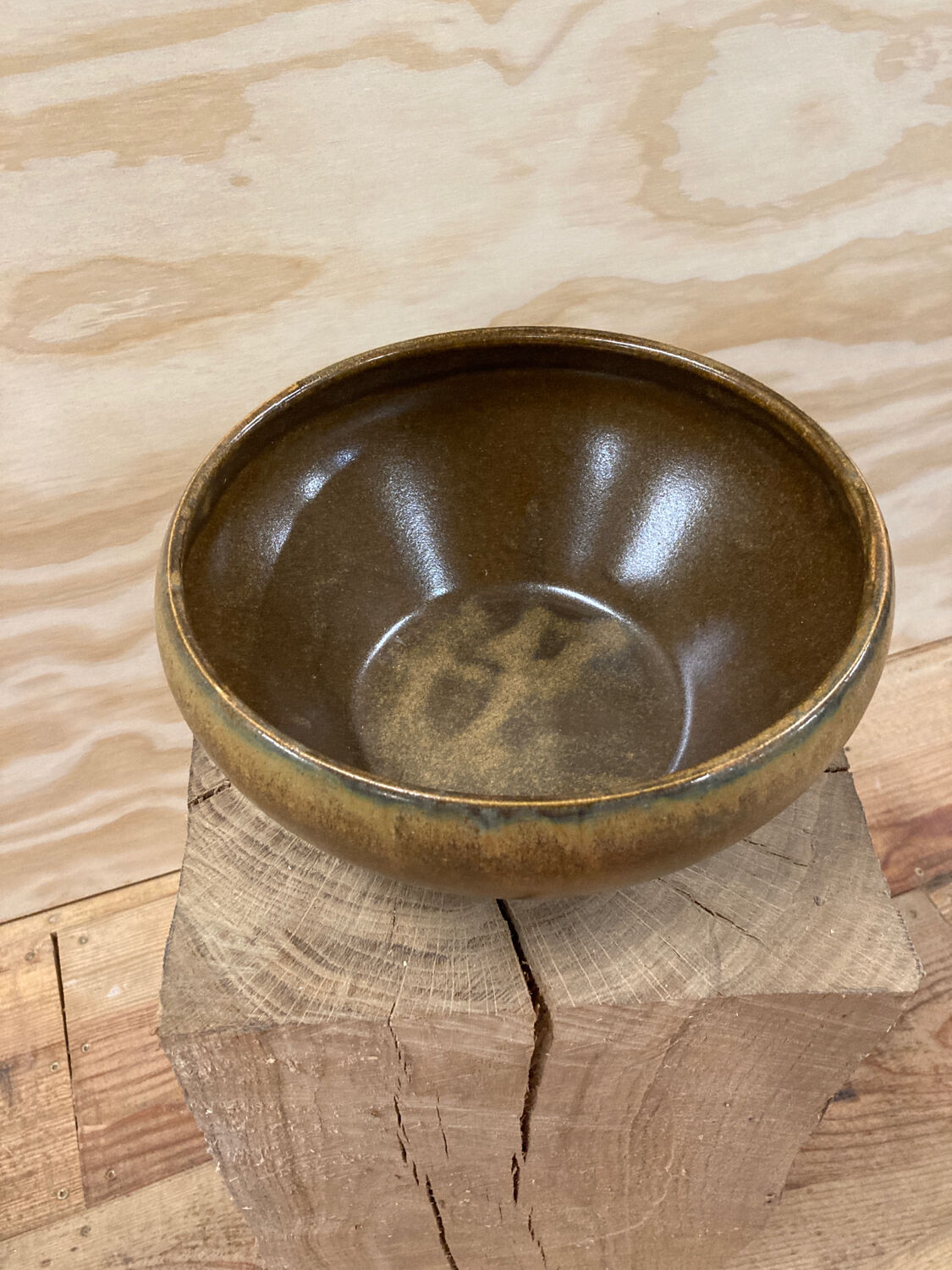 Digoin stoneware salad bowl