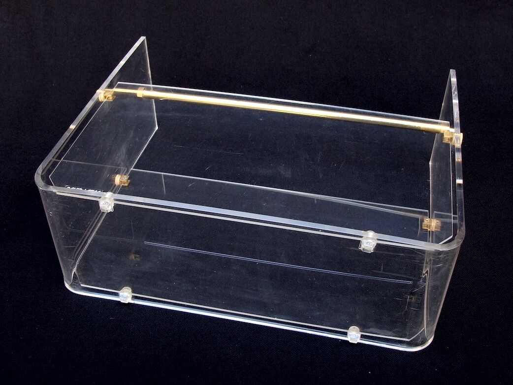 Vintage Plexiglas magazine holder