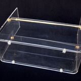 Vintage Plexiglas magazine holder