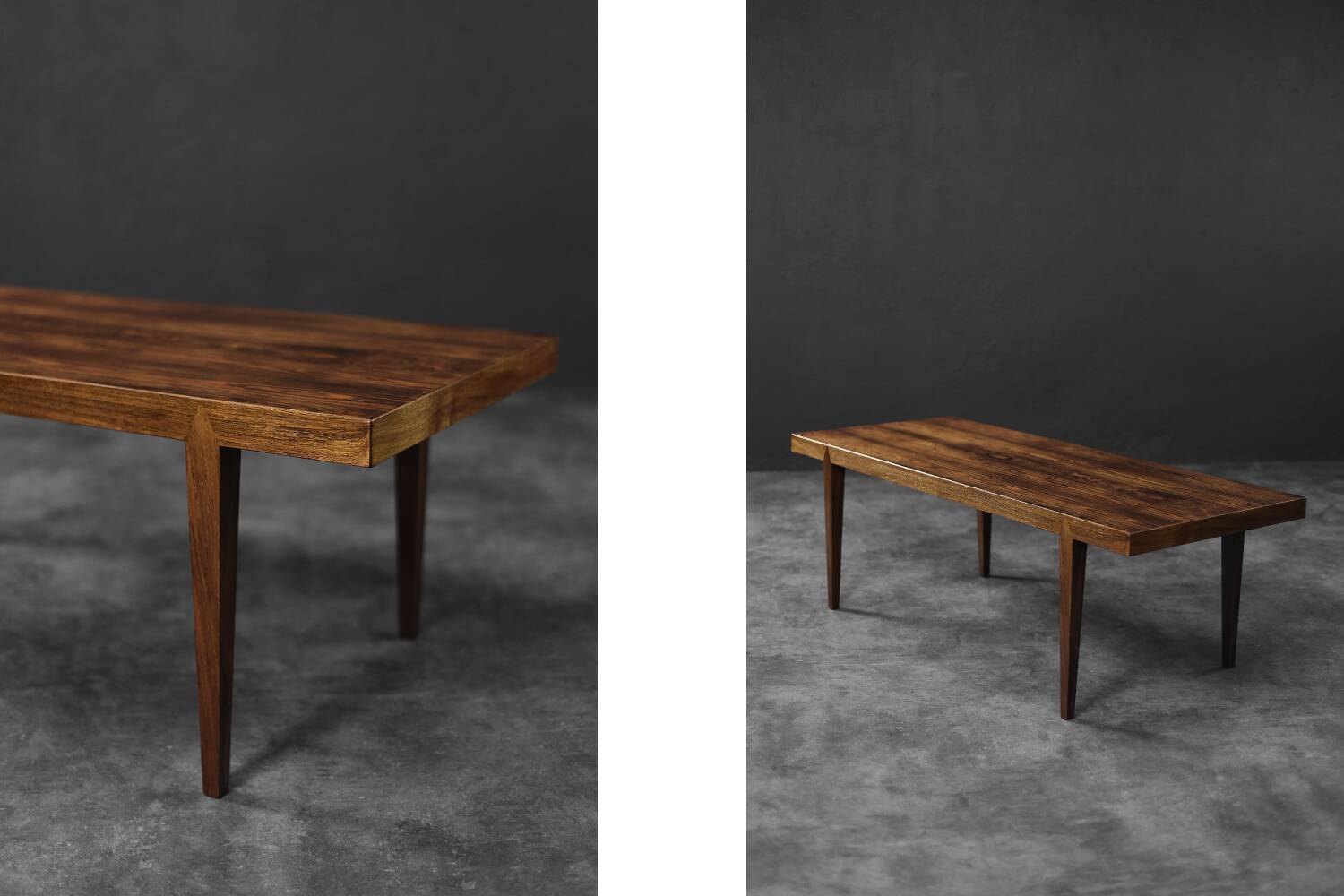 Vintage Mid-Century Danish Rosewood Coffee Table by Severin Hansen