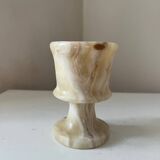 Vintage marble candle holder from the 1970s