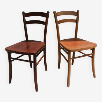 2 chaises bistrot Luterma