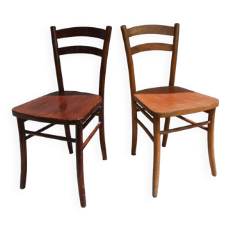 2 chaises bistrot Luterma