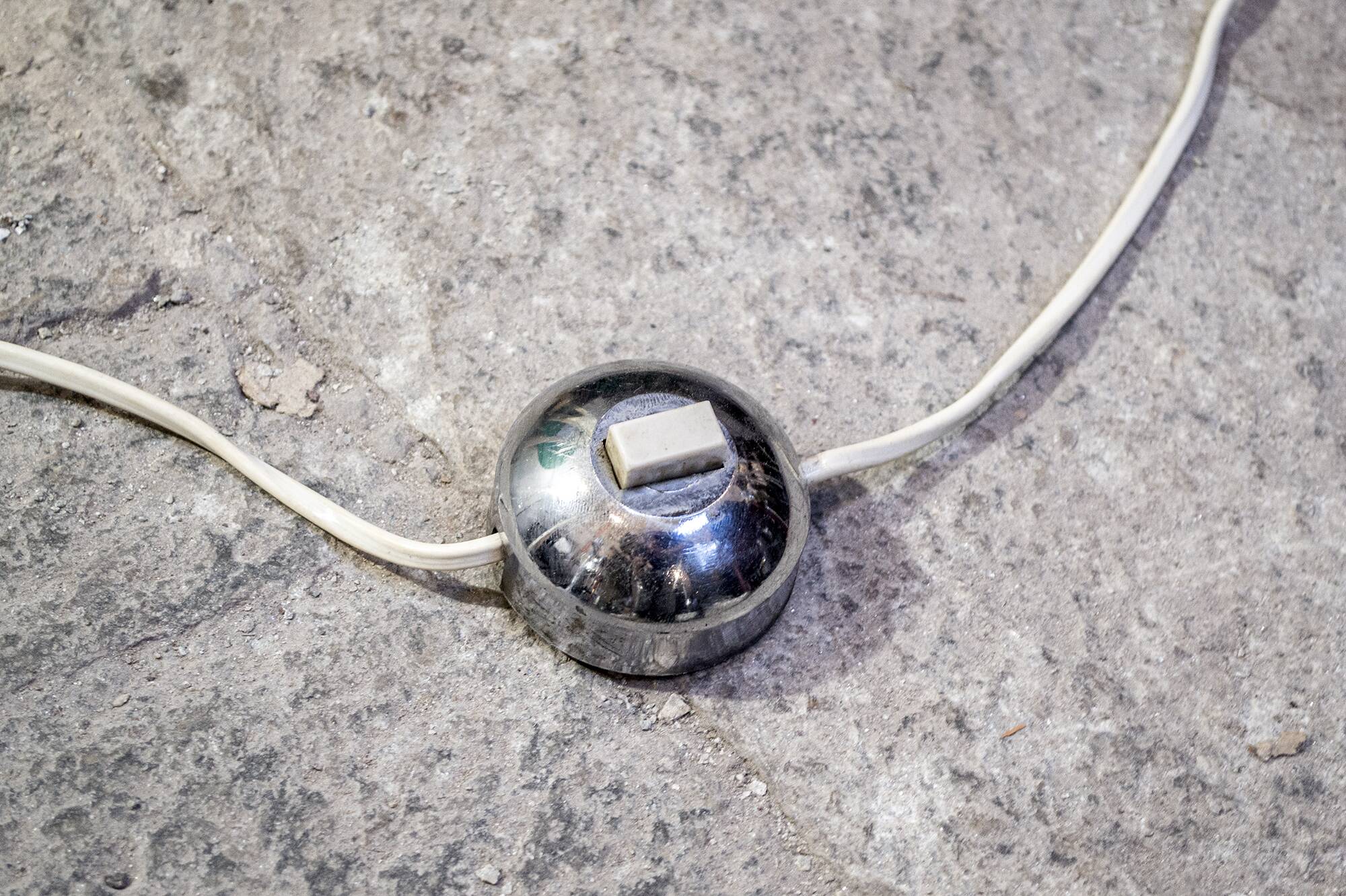 Steel floor Lamp by Francesco Fois for Reggiani, Italy, 1960s