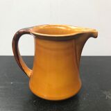 Pichet St Clément céramique jaune made in France vintage
