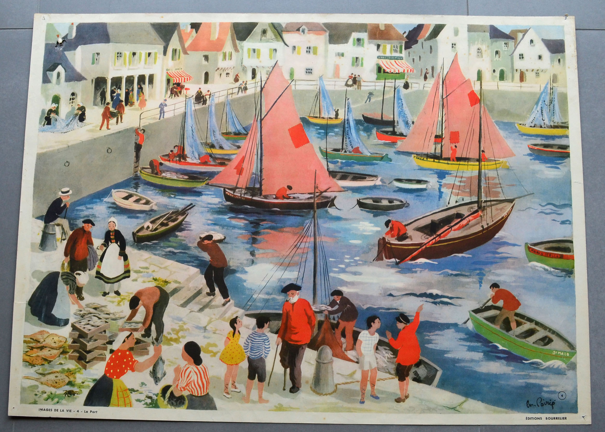 School poster by Hélène Poirier Bourrelier edition