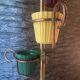 Very beautiful vintage plant stand lamp