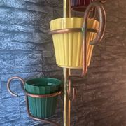 Very beautiful vintage plant stand lamp