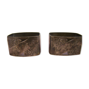 duo de rond de serviettes