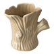 Vintage Italian Ceramic Tree Stump Vase – Bark Texture – Made in Italy