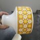 Old suspension flowers orange vintage 1970