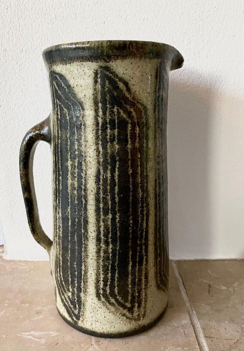Mid Century Modern Ceramic Pitcher, Vase By Han Cornelissen