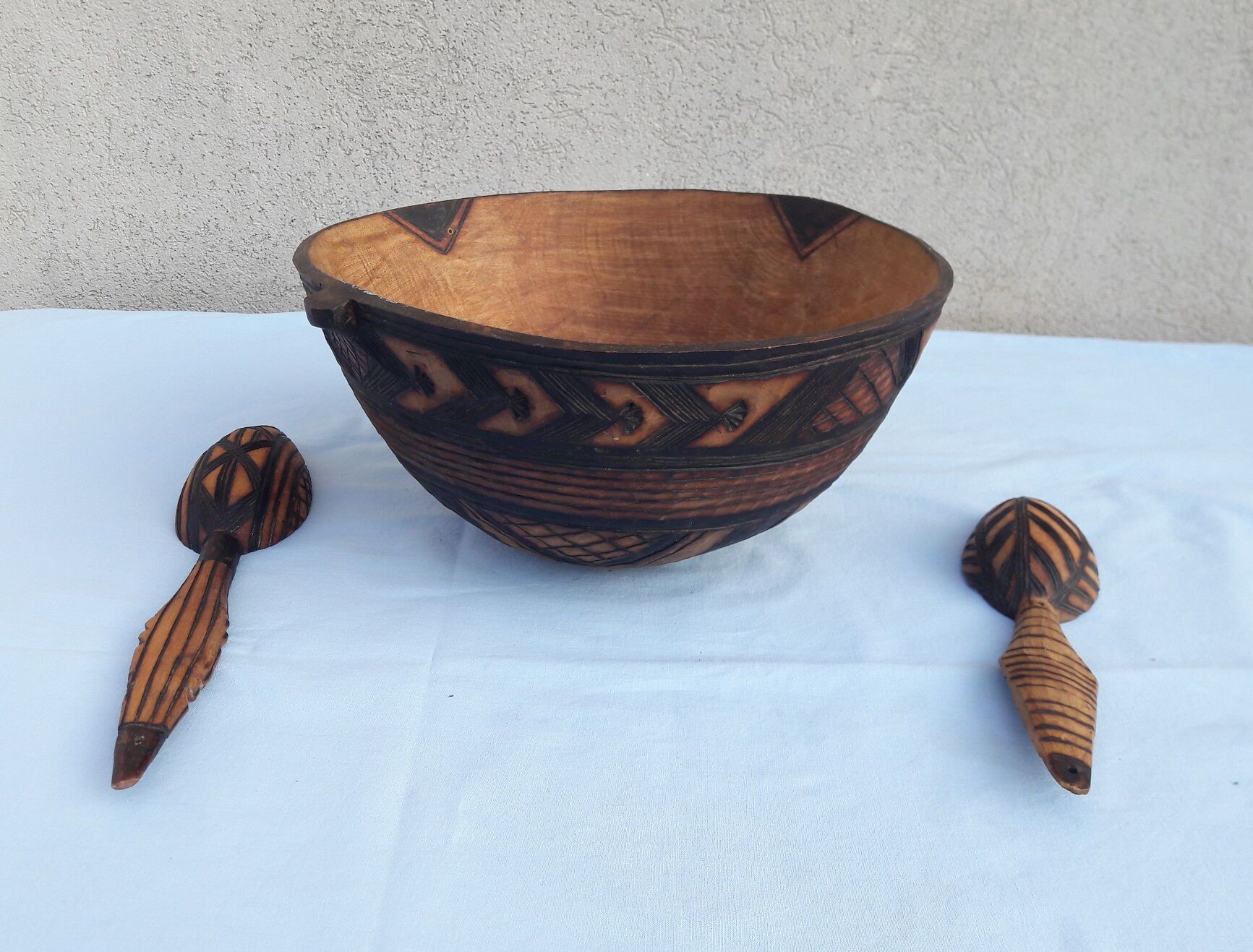 Saladier en bois