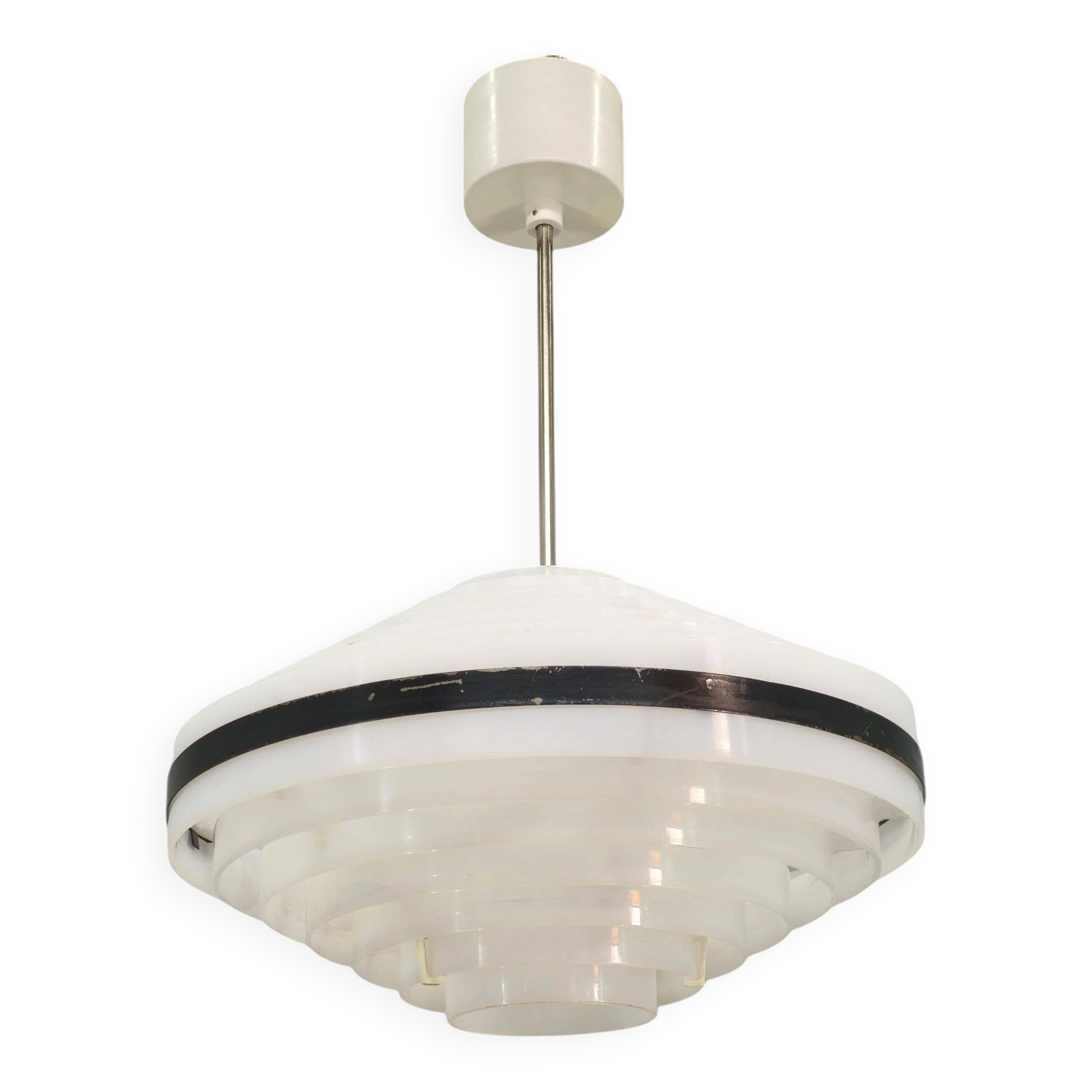 1960s Czechoslovak Space Age UFO Pendant Lamp