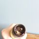 Antique column lamp in marble and gilded metal
