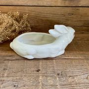 Terrine lapin blanc vintage