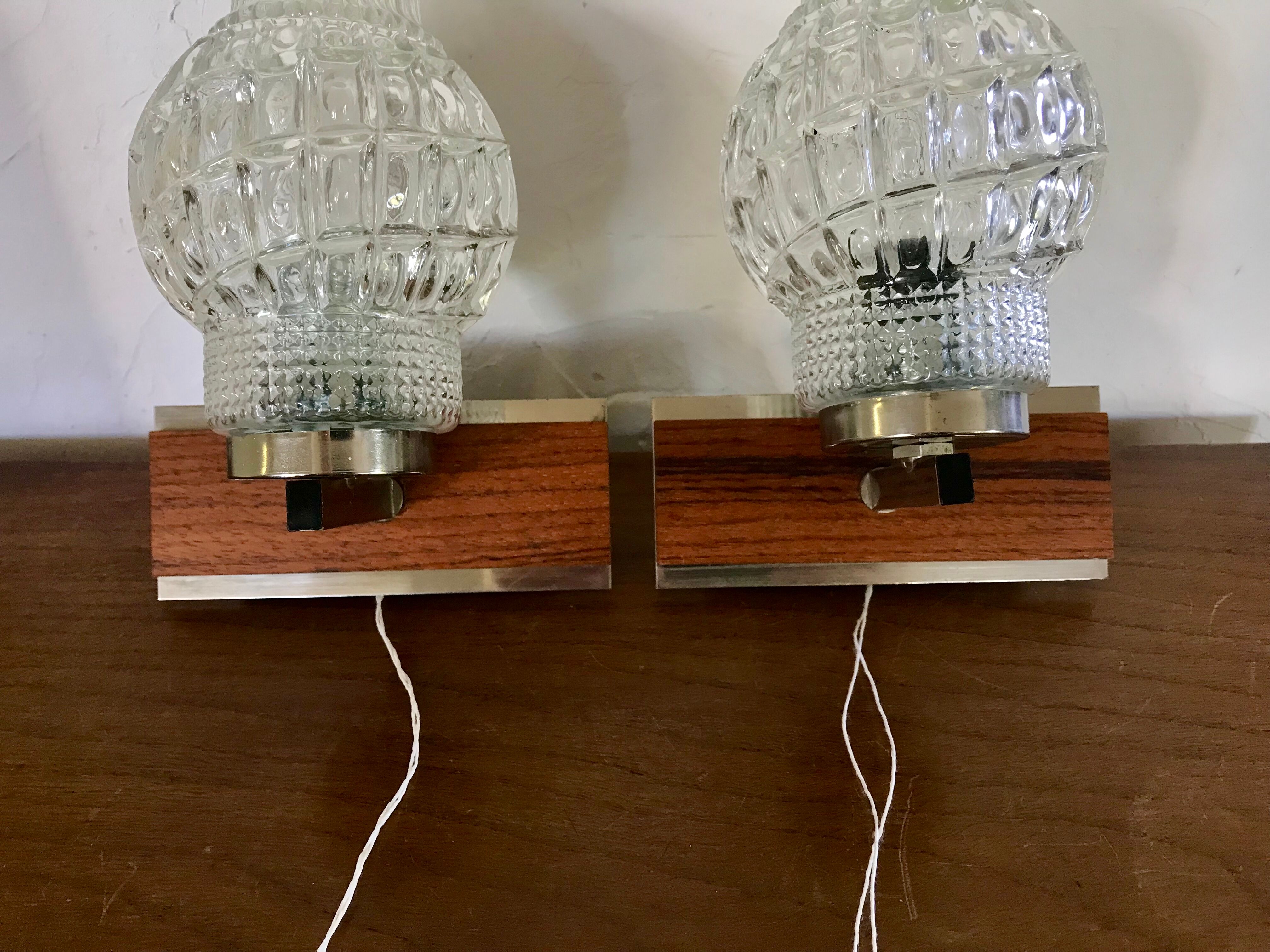 Pair of vintage wall light