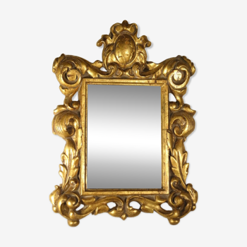 Miroir italien doré 45 x 33