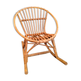 Rattan child rocking chair