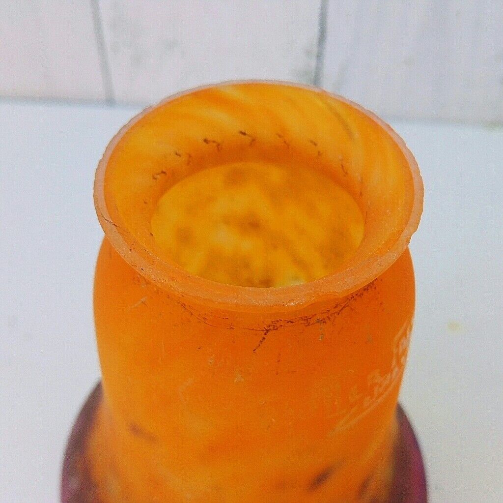 Tulipe pâte de verre art déco 20-30’s muller