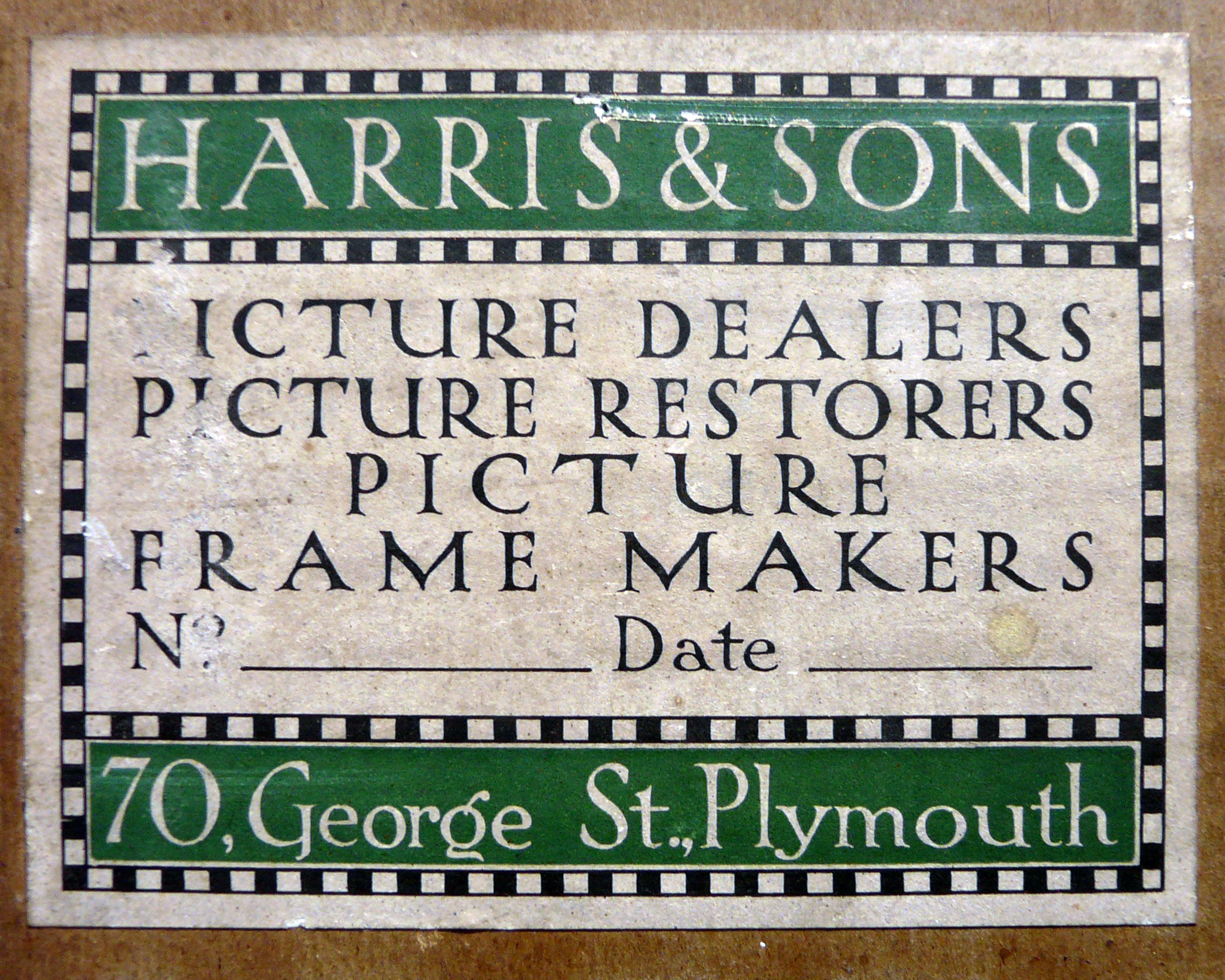 Watercolor painting the moors mountains by alabaster harris & sons