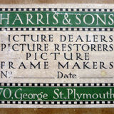 Watercolor painting the moors mountains by alabaster harris & sons