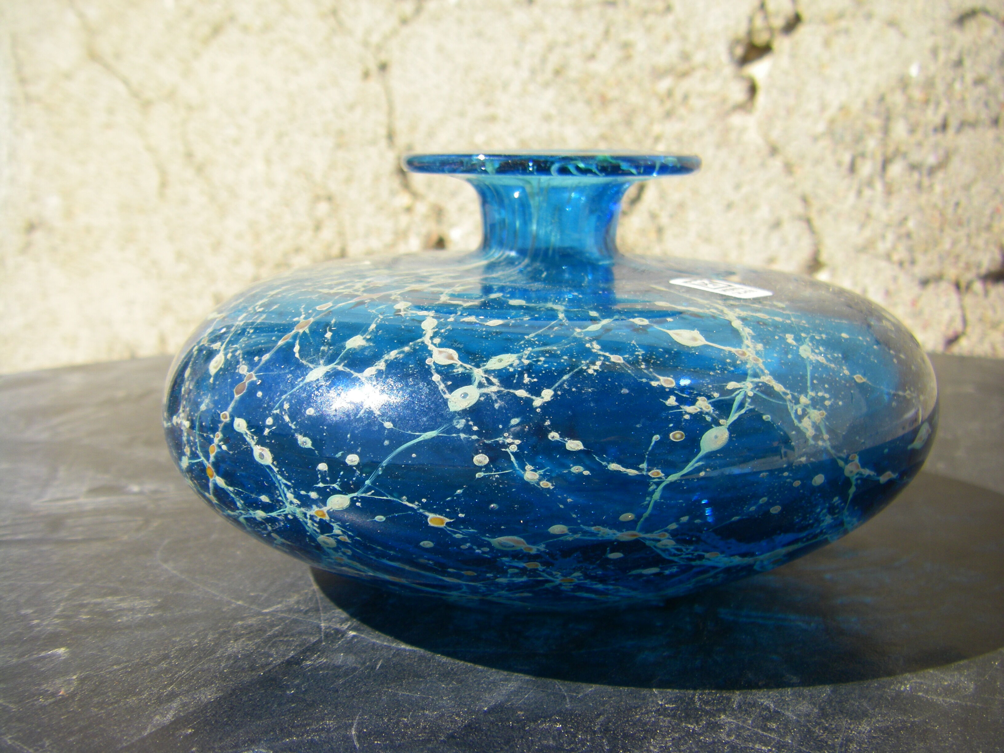 Vase en verre vintage