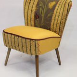 Chair vintage year 50 tissue "Lelièvre"
