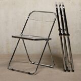 Giancarlo Piretti Plia Folding Chair for Anonima Castelli