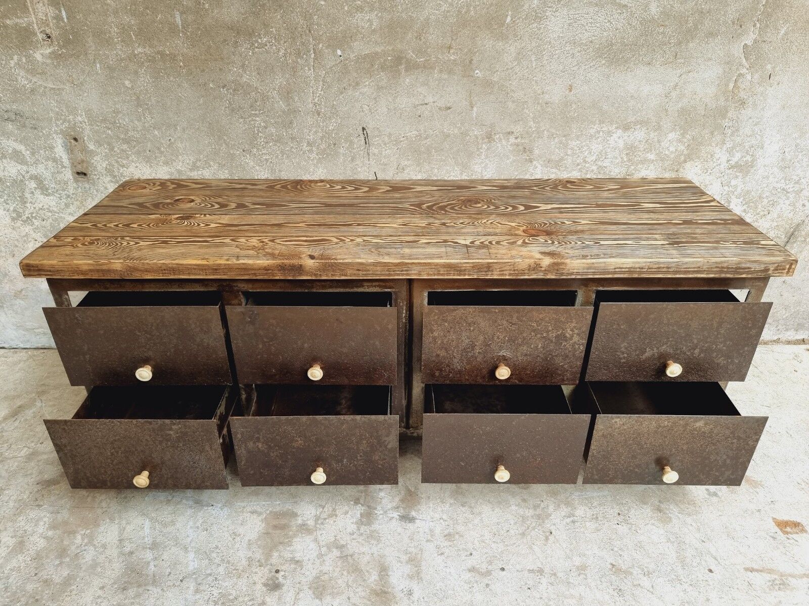 Industrial chest of drawers TV cabinet or sideboard