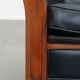 Art Deco 2.5-Seater Leather Sofa
