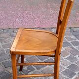 Light beech bistro bar restaurant chair