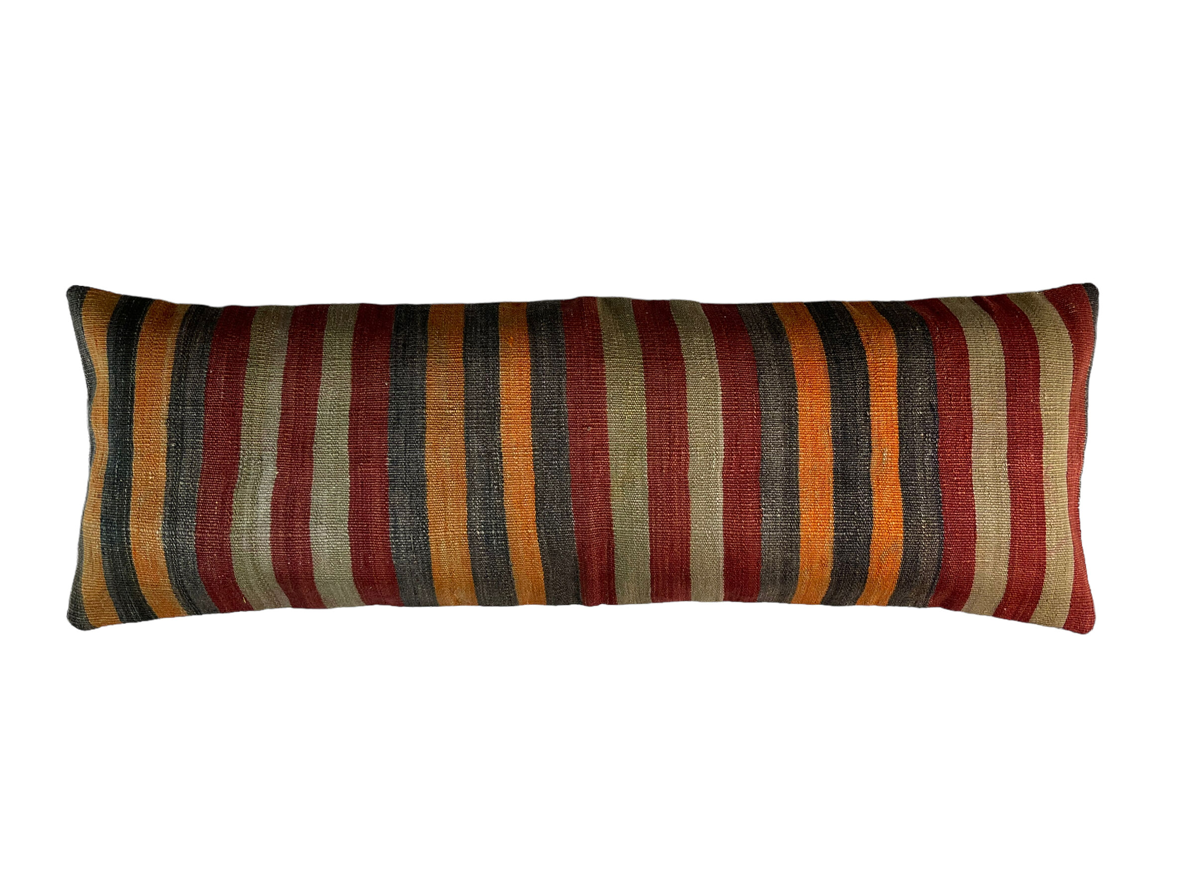 Vintage turkish kilim cushion cover , 120 x 40 cm
