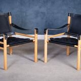Safari Chair Set by Arne Norell for Arne Norell Ab Sweden, 1960s