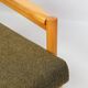 Scandinavian armchair green olive mid century modern design 1960