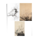 Compositions abstraites - Aquarelles - Lot de 3 - Joan CLARET
