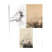 Compositions abstraites - Aquarelles - Lot de 3 - Joan CLARET