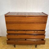 Mid-Century Retro Vintage Teak Bureau / Desk by Meredew 1960  Large Writing