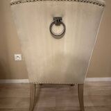 Beige pouf
