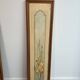 Pair of Art Nouveau Decorative Panels with Purple and Yellow Irises. Work