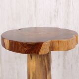 Natural teak tree root table 35x50 cm