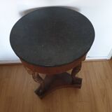 Empire style ceremonial table with mahogany swans